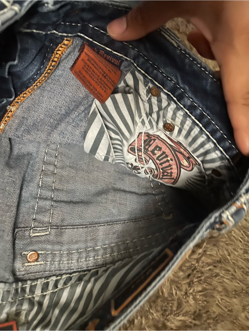 Rock Revival Womens Blue Bootcut Jeans - Picture 5 of 9